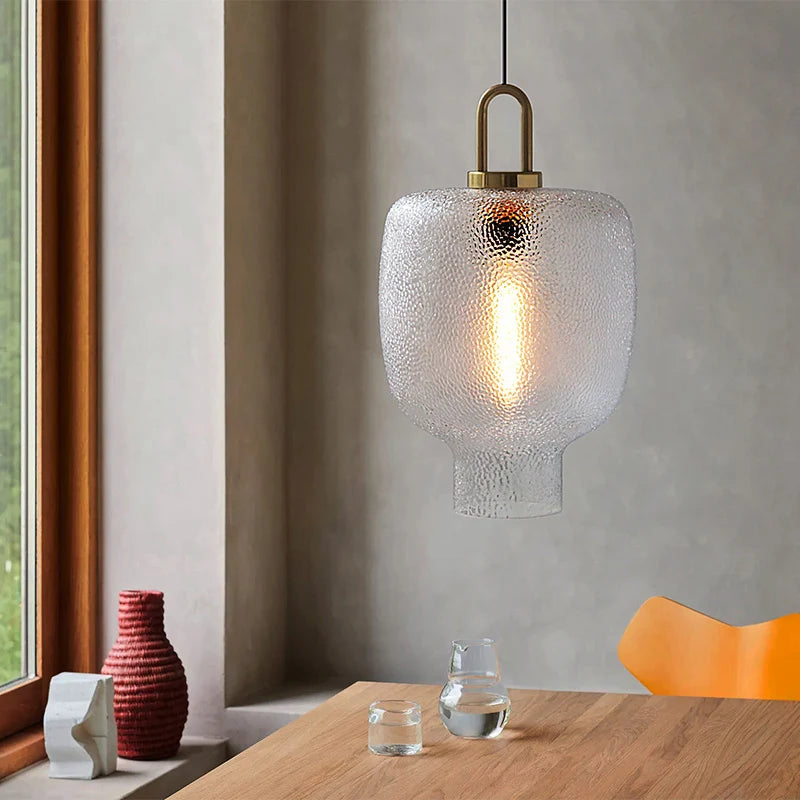 Suspension LED au Design nordique moderne en verre
