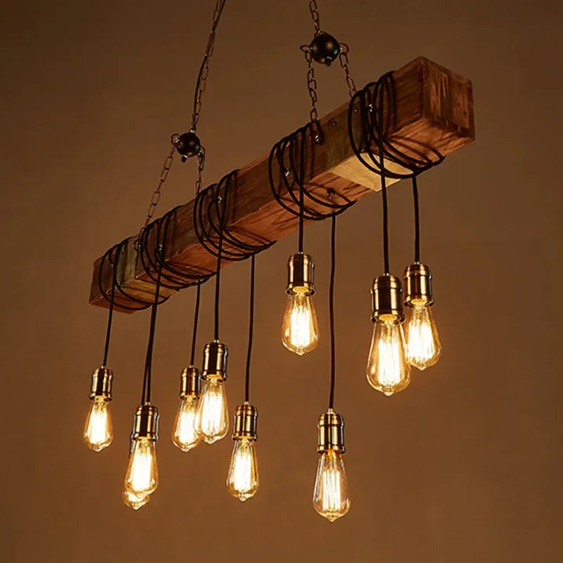 Suspension LED Vintage de pays