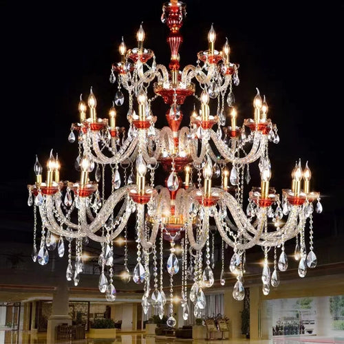 lustre en cristal design pour décoration de restaurant et café - vue 3 sur 6