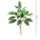 feuilles de bambou artificielles en soie pour décoration élégante