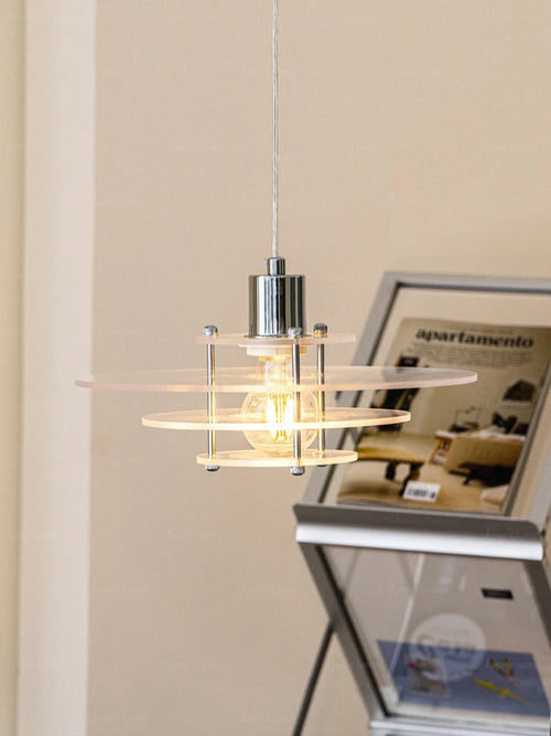 suspension à led en acrylique pour restaurant et magasin de vêtements - vue 3 sur 9