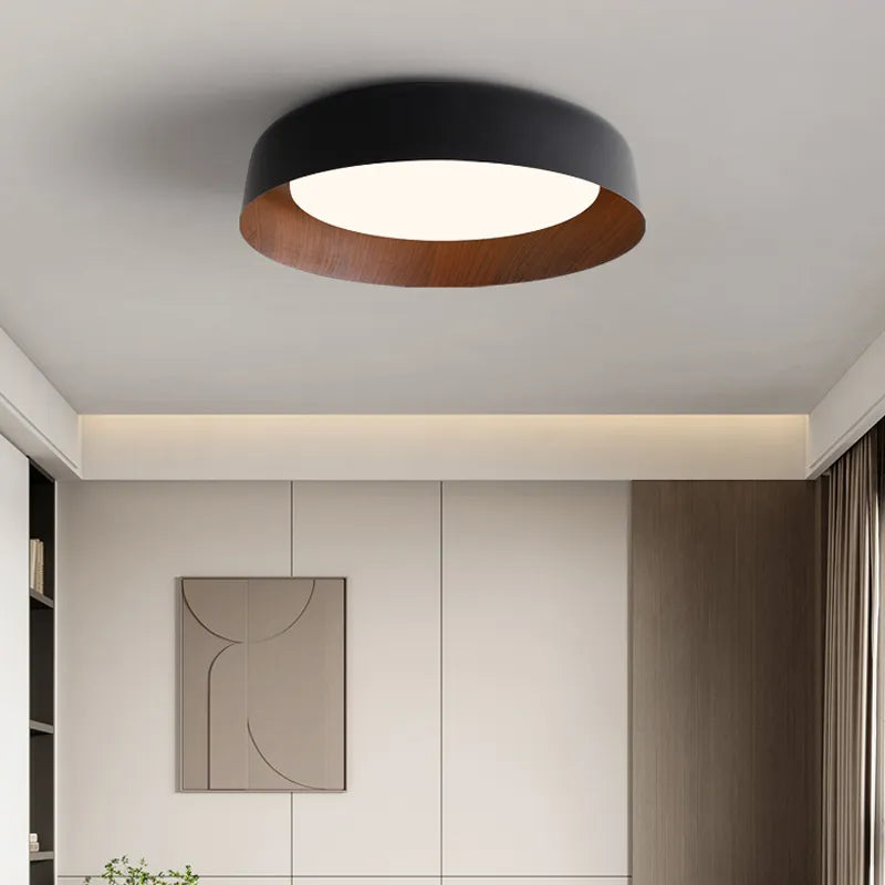 Plafonniers LED nordique pour salon chambre couloir Luminaire blanc noir gris lampe livraison directe lustres e pendentes