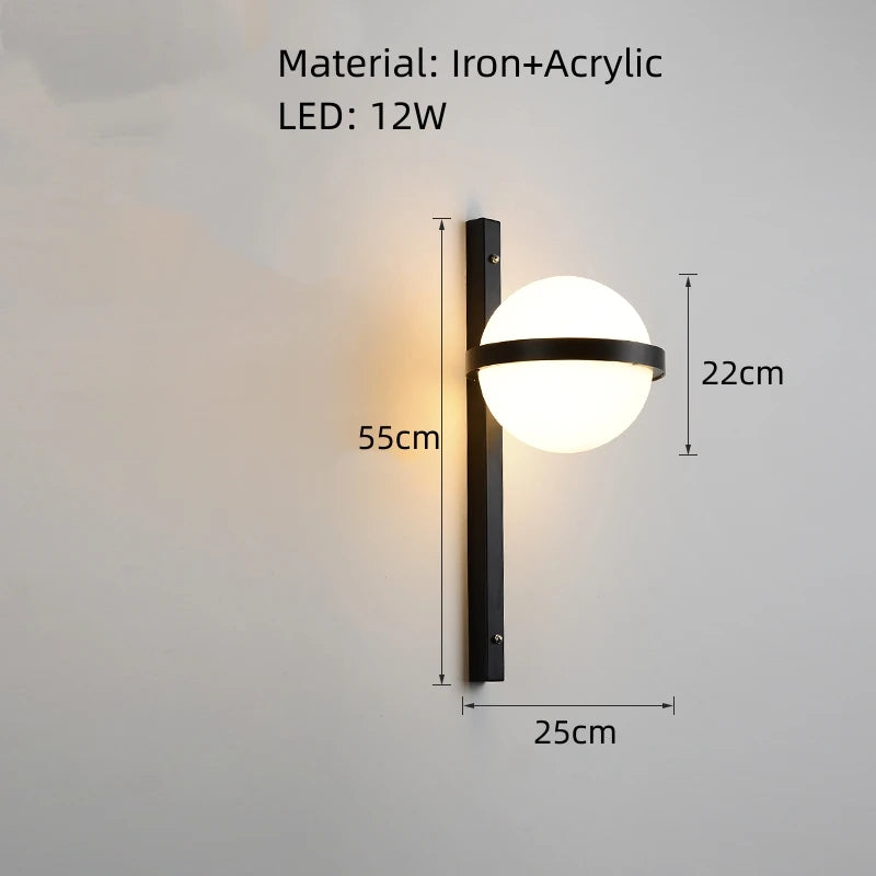 lustre moderne nordique avec pot de fleur led suspendu - vue 13 sur 18
