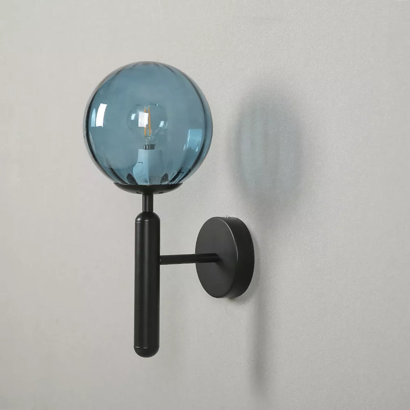 Applique nordique chambre moderne à côté de boule de verre applique murale LED luminaire applique éclairage salle de bain miroir escalier lumière Luminaria