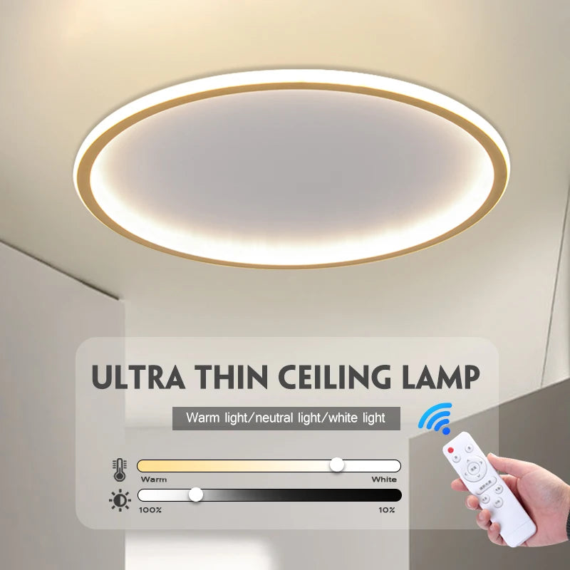 plafonnier led moderne creative cloud luminosité réglable grand panneau lumineux - vue 5 sur 16