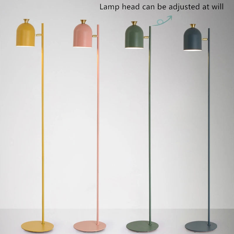 Lampadaire Fer Moderne Minimaliste Coloré