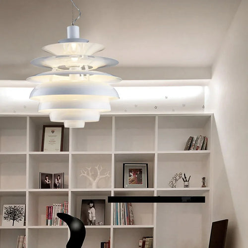 suspension design nordique en aluminium postmoderne loft
