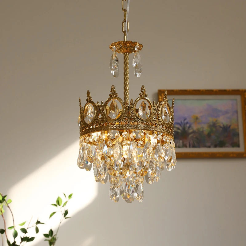 lustre en cristal moderne design élégant pour intérieur haut de gamme - vue 5 sur 15