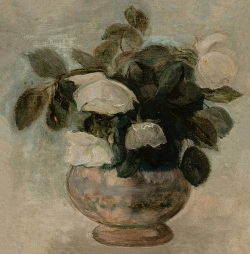 affiche vintage nature morte prairie fleurs tournesol décoration murale