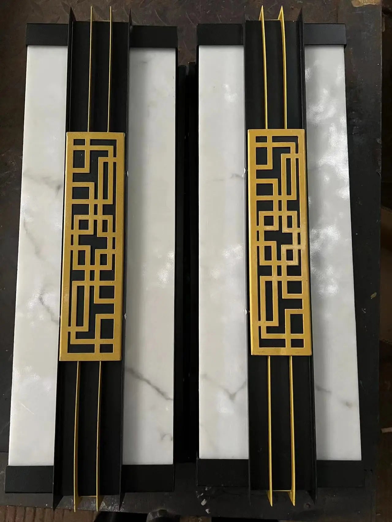 applique murale extérieure rétro chinoise style jardin cour villa - vue 7 sur 7