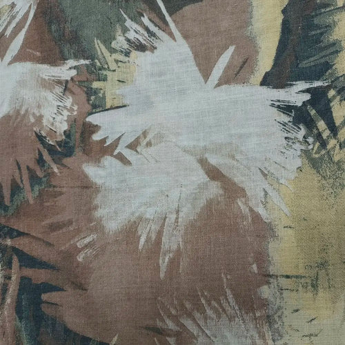 Rideau motif feuilles style naturel pour salon chambre - vue 9 sur 8