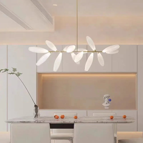 lustre moderne en verre nordique pour décoration intérieure - vue 4 sur 14