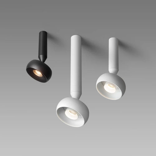 Plafonnier led minimaliste blanc/noir