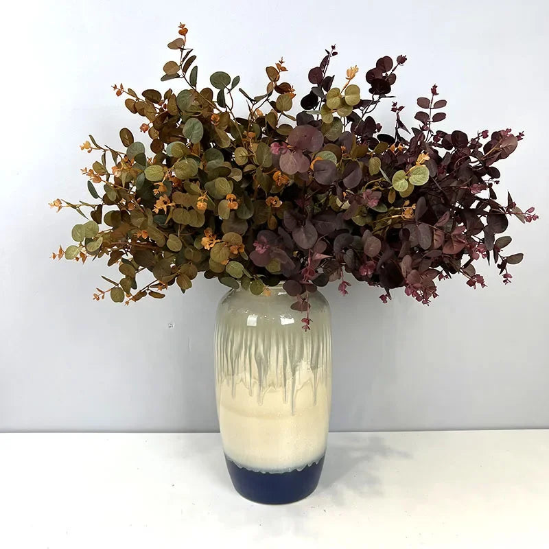 lot de 2 feuilles artificielles en soie pour décoration florale