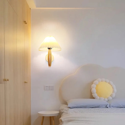 applique murale led moderne simple plissé parapluie pour hôtel - vue 5 sur 8