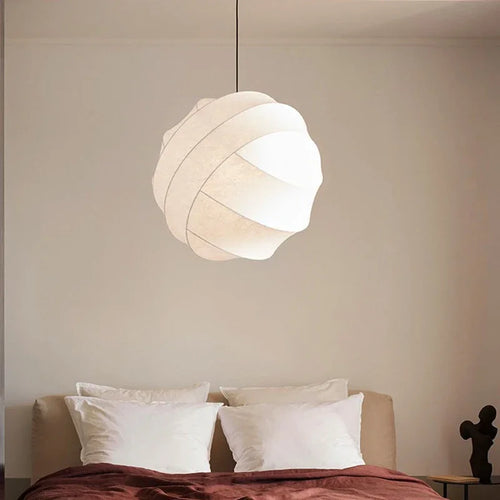 suspension en soie wabi sabi pour décoration intérieure moderne - vue 2 sur 9