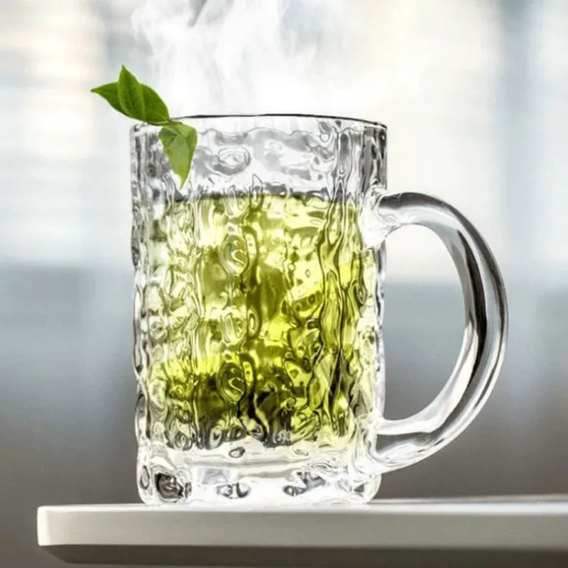 Verre à bière épais grande capacité avec anse - vue 5 sur 7