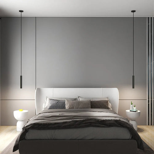 Suspension minimaliste nordique moderne lampes suspendues pour chambre chevet salle à manger lustre décoration éclairage de plafond - vue 2 sur 10