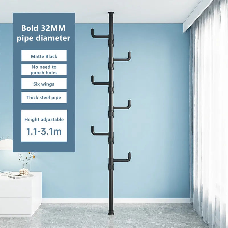 support de rangement vertical pour vêtements à la maison