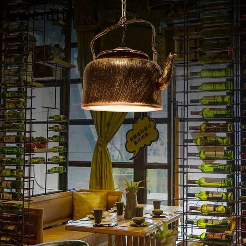 suspension en fer design moderne pour décoration industrielle - vue 5 sur 12