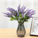 lot de 5 fleurs artificielles lavande pour décoration de jardin