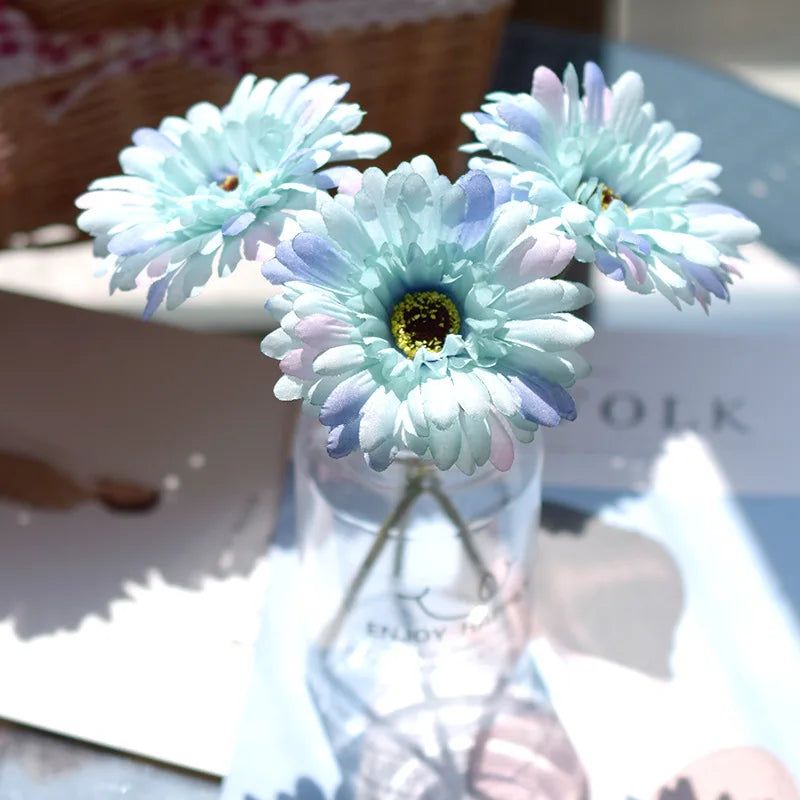 fleurs de gerbera artificielles pour décoration de fête et mariage - vue 11 sur 13