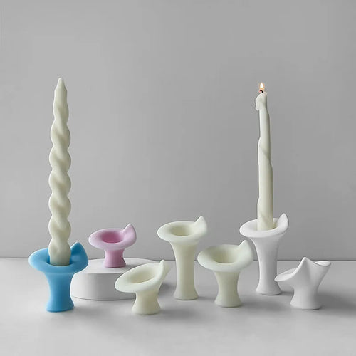 moule en silicone pour chandelier d'aromathérapie décoratif à faire soi-même - vue 4 sur 9