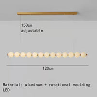 lustre acrylique suspendu pour cuisine bar et magasin