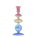 bougeoir en verre coloré pour décoration de mariage et centre de table
