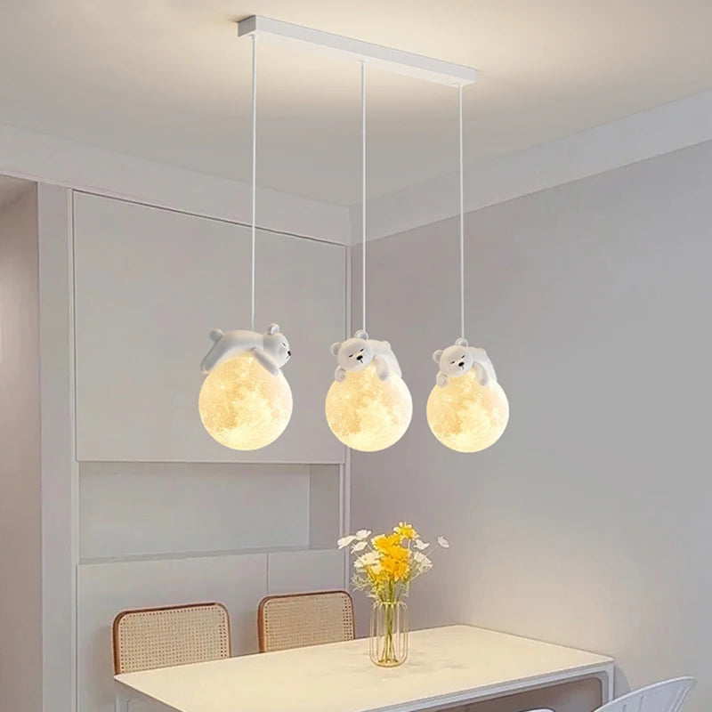 lustre moderne en forme d'animaux idéal pour enfants - vue 2 sur 11
