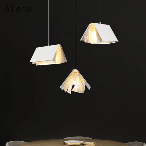 suspension créative en forme de livre pour décoration intérieure et extérieure - vue 3 sur 10