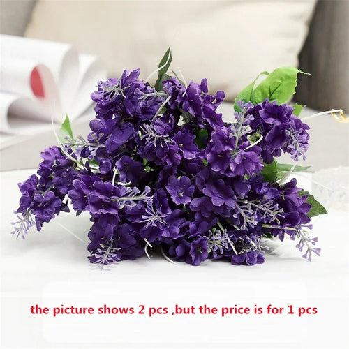 bouquet de jacinthes artificielles pour décoration florale élégante - vue 11 sur 13
