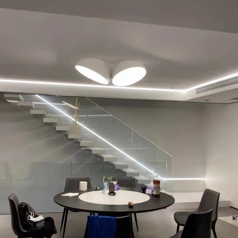 plafonnier Nordique moderne couloir escalier entrée Loft toit en pente lumières chambre étude éclairage mur télécommande LED