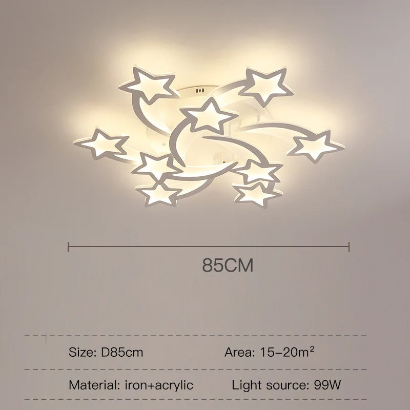lustre créatif en forme de branche moderne en fer pour décoration intérieure - vue 13 sur 16