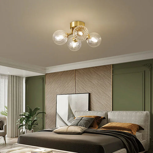 lustre moderne en forme de haricot magique pour décoration intérieure - vue 5 sur 9