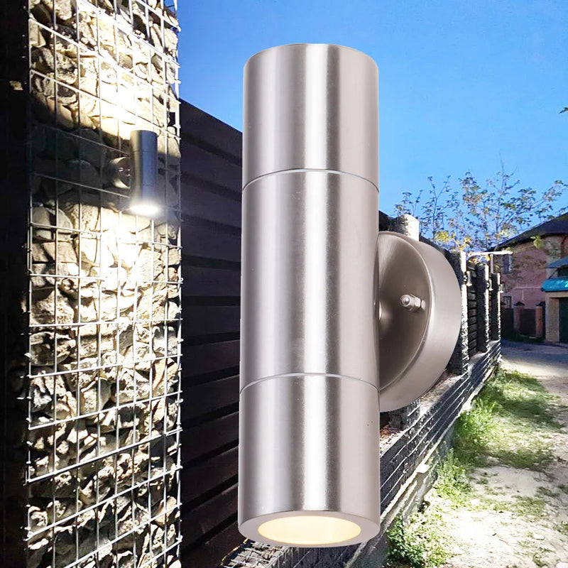 Applique murale LED en acier inoxydable