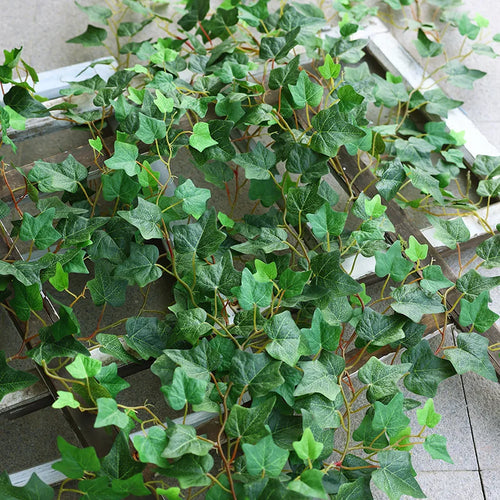 plantes artificielles lierre pour décoration mariage fête jardin 80 feuilles - vue 7 sur 6