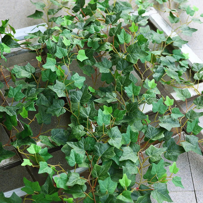 plantes artificielles lierre pour décoration mariage fête jardin 80 feuilles