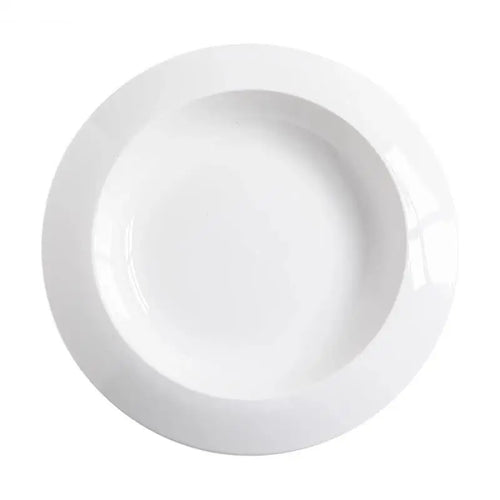 Assiette creuse céramique design minimaliste pour soupe dessert