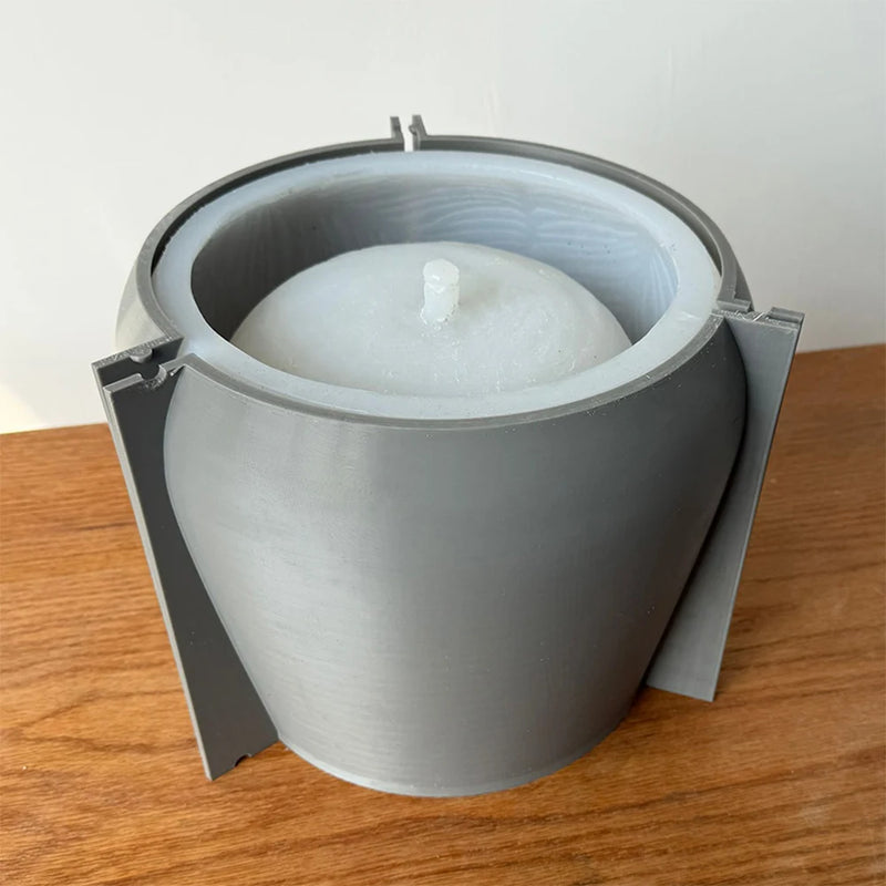 moule en silicone pour jardinière en béton nordique décoratif