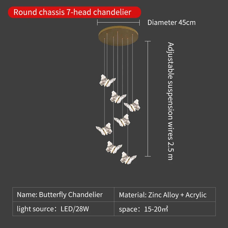 suspension en cristal nordique à led pour décoration moderne - vue 10 sur 18