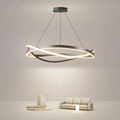lustre led moderne pour éclairage intérieur suspension plafonnier
