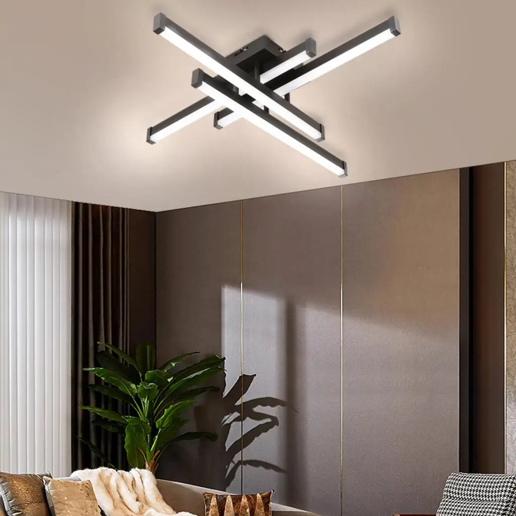 plafonnier moderne led monté en surface éclairage intérieur - vue 5 sur 7