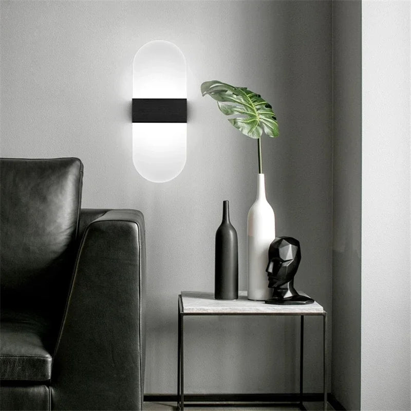 applique murale led morden luminaire décoratif d'intérieur - vue 2 sur 18