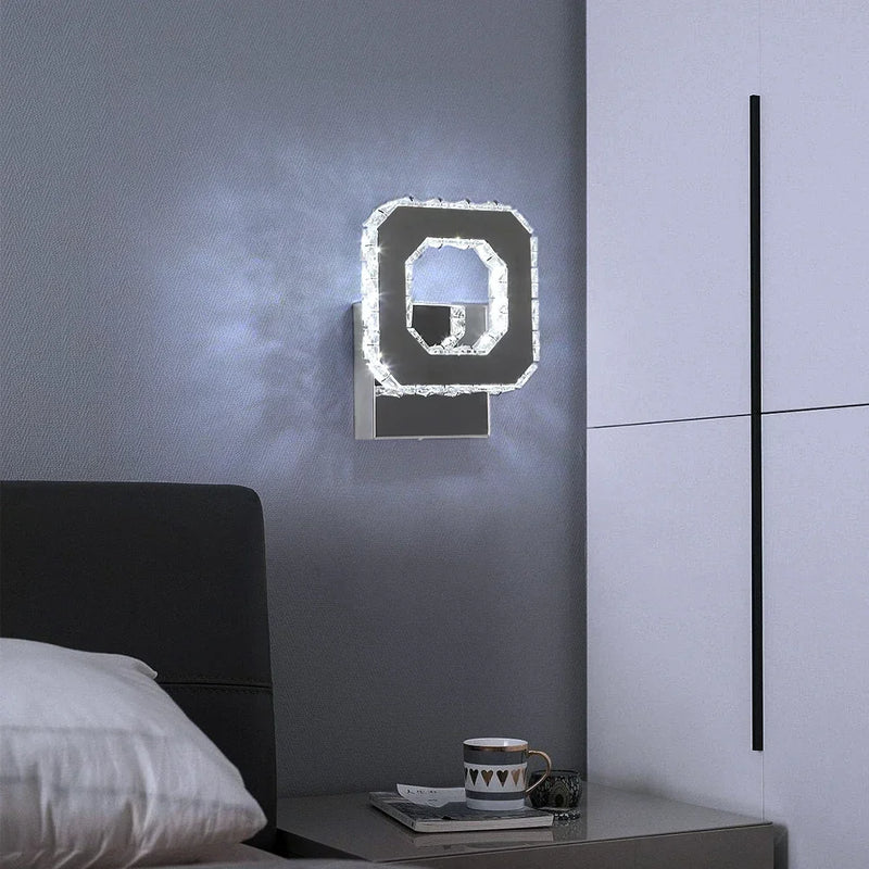 applique murale led en cristal moderne minimaliste luxe