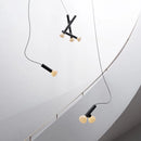 suspension design artistique luminaire décoratif cordon réglable
