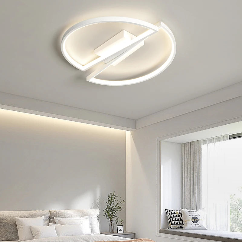 lustre led moderne pour éclairage intérieur et décoration - vue 5 sur 12