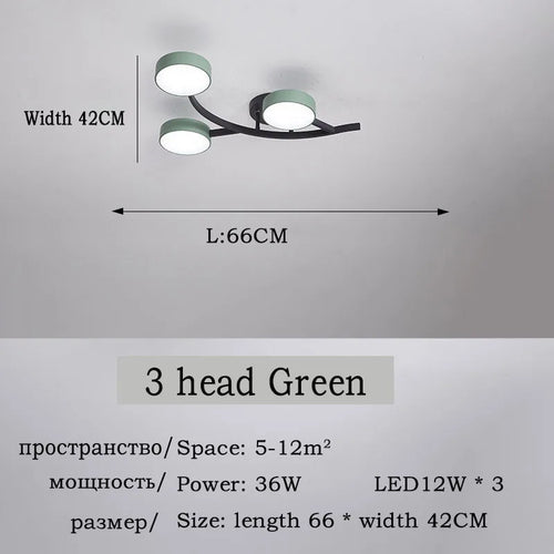 plafonnier led design moderne pour éclairage intérieur élégant - vue 8 sur 17