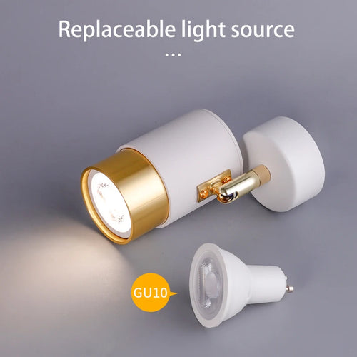 projecteurs led 	gu10 spot lumière monté en surface rotatif - vue 3 sur 8