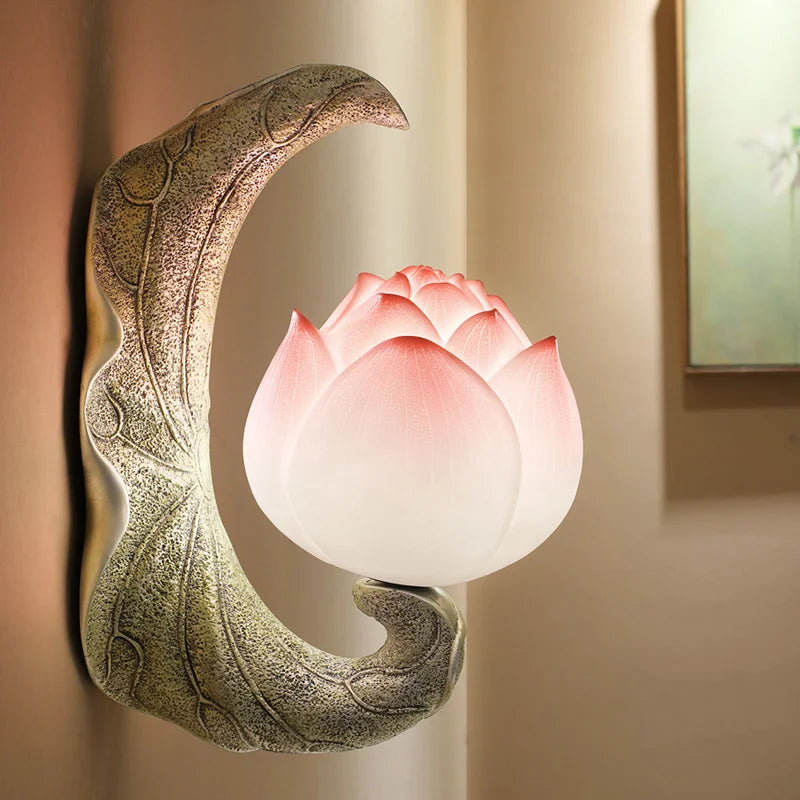Applique murale Led en forme de Lotus